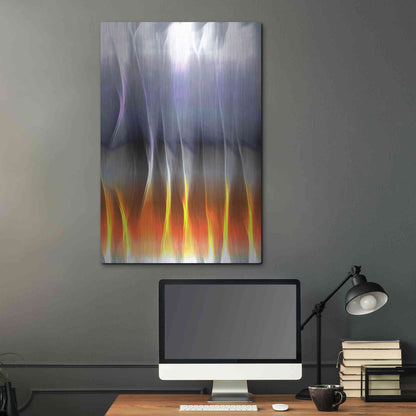 Luxe Metal Art 'Mysterious Light 5' by Irena Orlov, Metal Wall Art,24x36