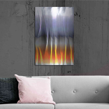 Luxe Metal Art 'Mysterious Light 5' by Irena Orlov, Metal Wall Art,24x36