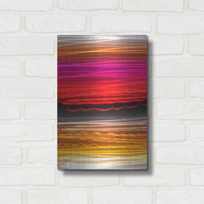 Luxe Metal Art 'Mysterious Light 7' by Irena Orlov, Metal Wall Art,12x16