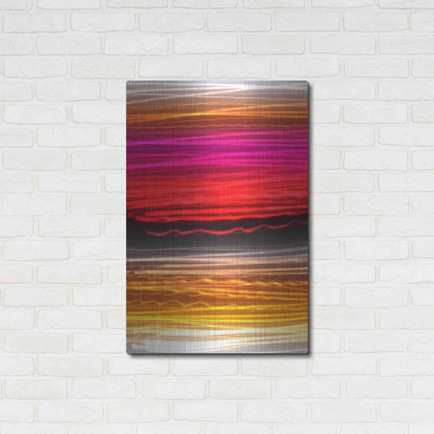 Luxe Metal Art 'Mysterious Light 7' by Irena Orlov, Metal Wall Art,24x36