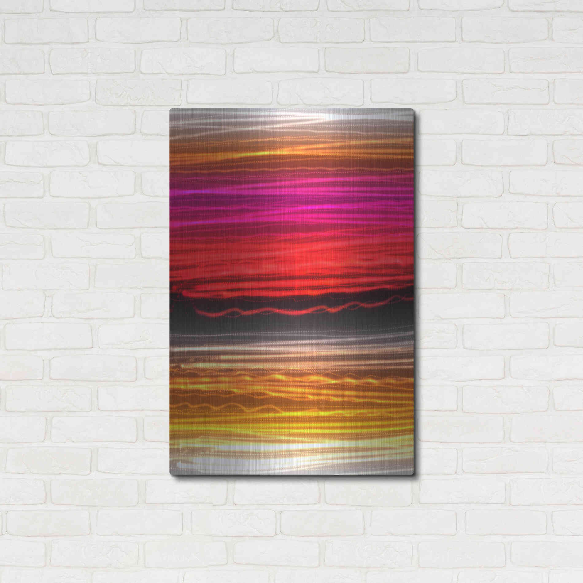 Luxe Metal Art 'Mysterious Light 7' by Irena Orlov, Metal Wall Art,24x36