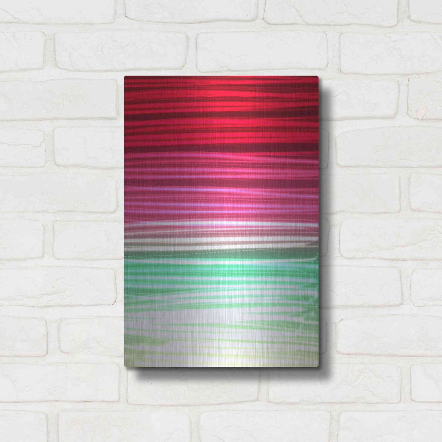 Luxe Metal Art 'Mysterious Light 8' by Irena Orlov, Metal Wall Art,12x16