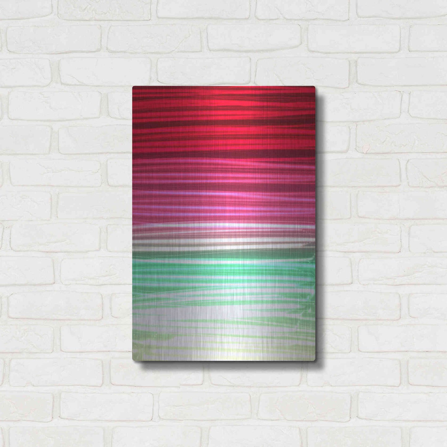 Luxe Metal Art 'Mysterious Light 8' by Irena Orlov, Metal Wall Art,16x24