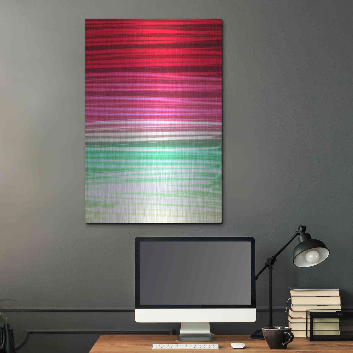 Luxe Metal Art 'Mysterious Light 8' by Irena Orlov, Metal Wall Art,24x36