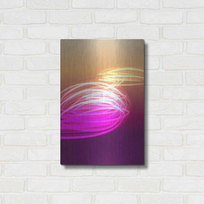 Luxe Metal Art 'Mysterious Light 9' by Irena Orlov, Metal Wall Art,16x24