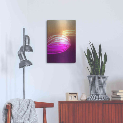 Luxe Metal Art 'Mysterious Light 9' by Irena Orlov, Metal Wall Art,16x24