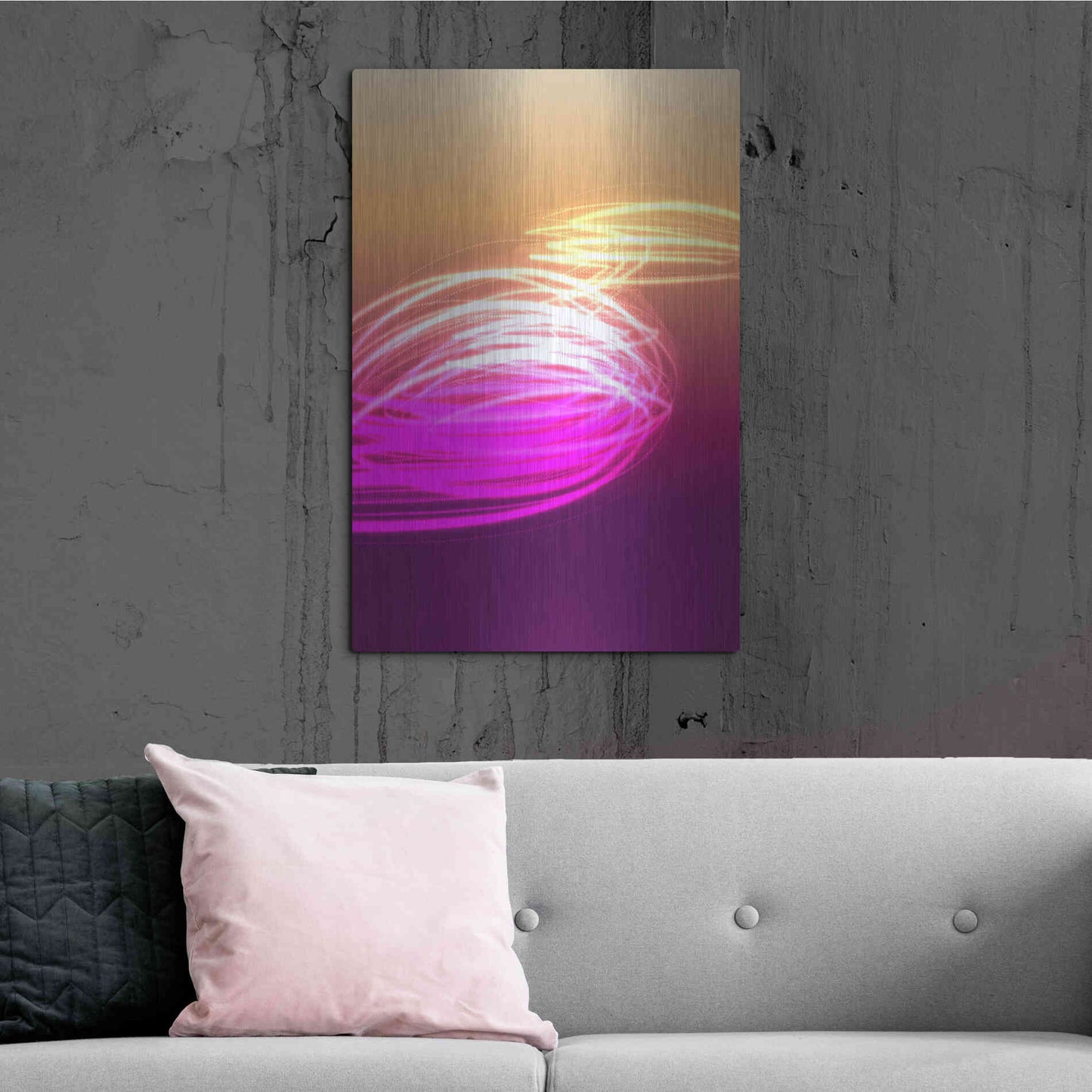 Luxe Metal Art 'Mysterious Light 9' by Irena Orlov, Metal Wall Art,24x36