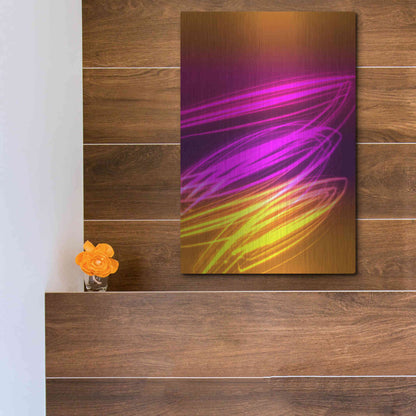 Luxe Metal Art 'Mysterious Light 10' by Irena Orlov, Metal Wall Art,12x16