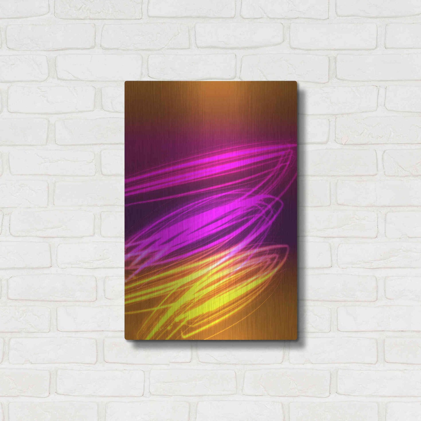 Luxe Metal Art 'Mysterious Light 10' by Irena Orlov, Metal Wall Art,16x24