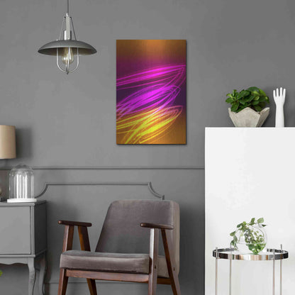 Luxe Metal Art 'Mysterious Light 10' by Irena Orlov, Metal Wall Art,16x24