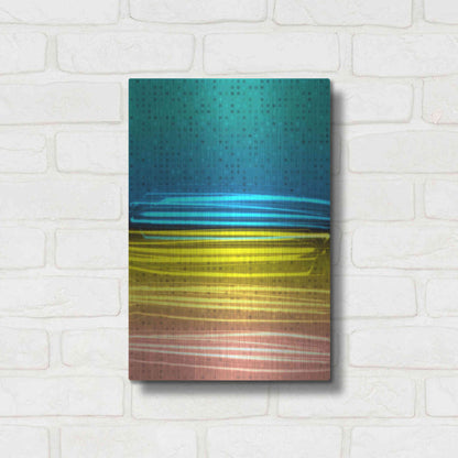 Luxe Metal Art 'Mysterious Light 11' by Irena Orlov, Metal Wall Art,12x16