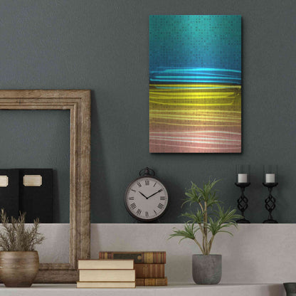 Luxe Metal Art 'Mysterious Light 11' by Irena Orlov, Metal Wall Art,12x16
