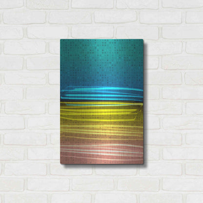 Luxe Metal Art 'Mysterious Light 11' by Irena Orlov, Metal Wall Art,16x24