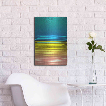 Luxe Metal Art 'Mysterious Light 11' by Irena Orlov, Metal Wall Art,16x24