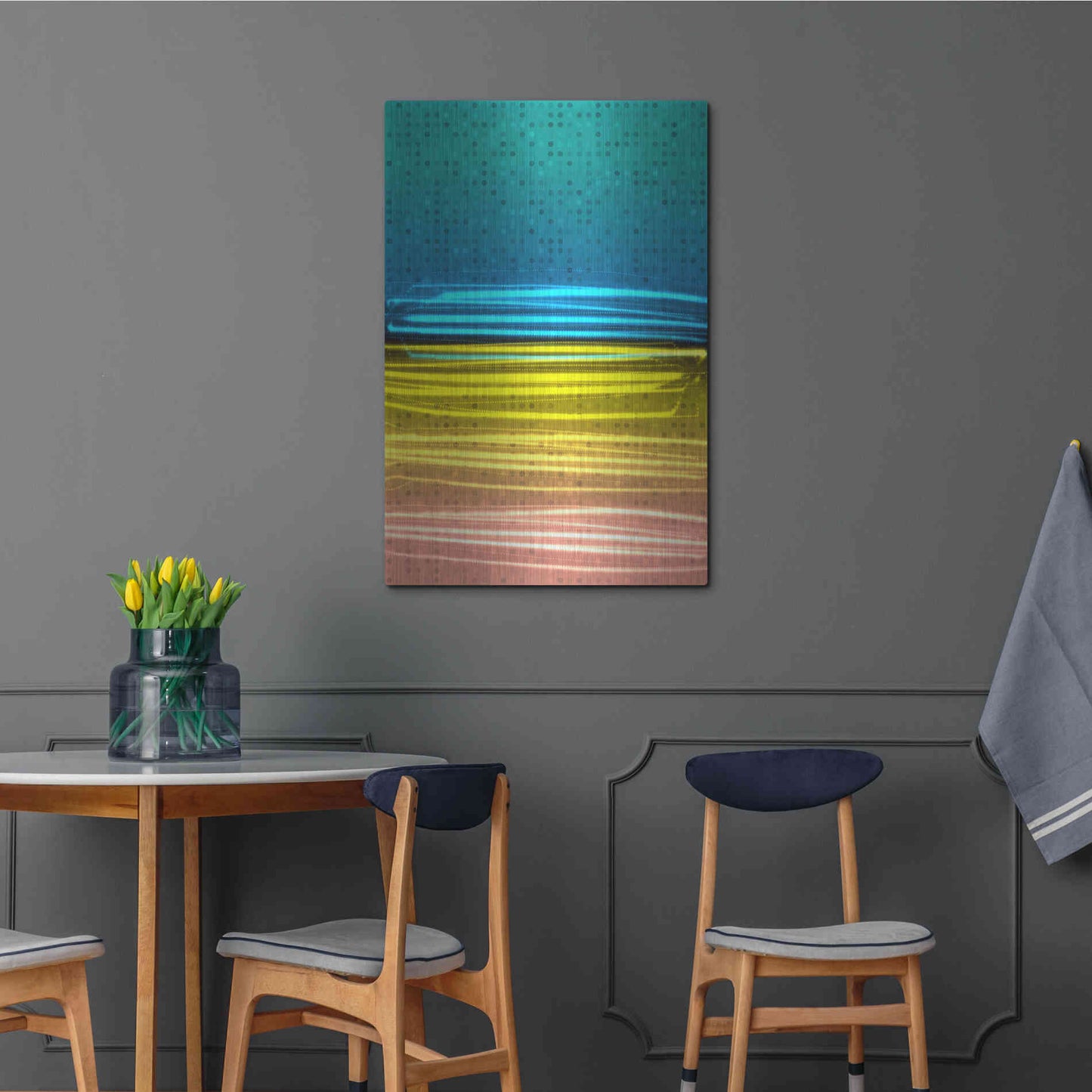 Luxe Metal Art 'Mysterious Light 11' by Irena Orlov, Metal Wall Art,24x36