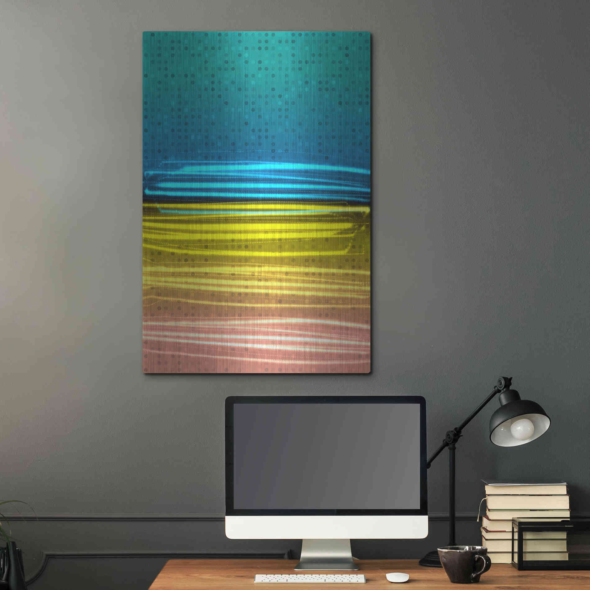 Luxe Metal Art 'Mysterious Light 11' by Irena Orlov, Metal Wall Art,24x36