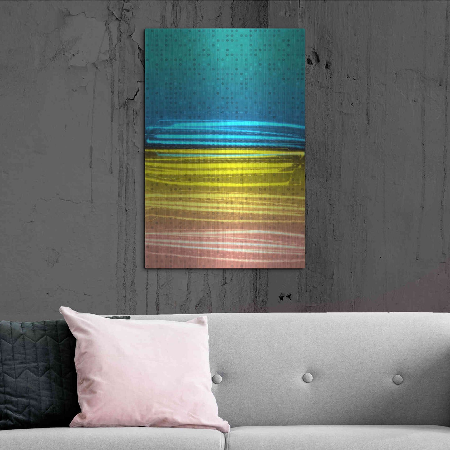 Luxe Metal Art 'Mysterious Light 11' by Irena Orlov, Metal Wall Art,24x36