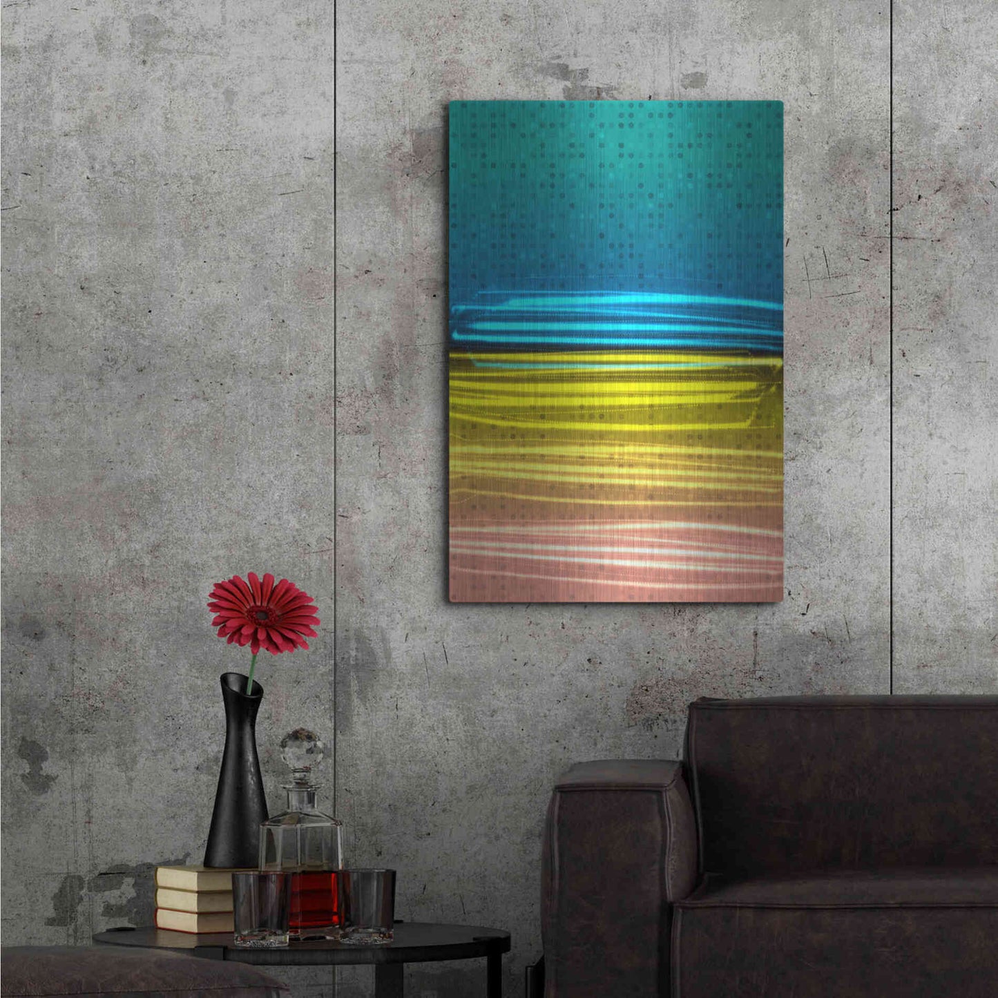 Luxe Metal Art 'Mysterious Light 11' by Irena Orlov, Metal Wall Art,24x36