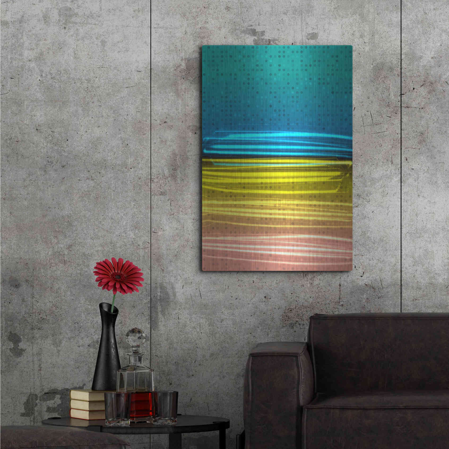 Luxe Metal Art 'Mysterious Light 11' by Irena Orlov, Metal Wall Art,24x36