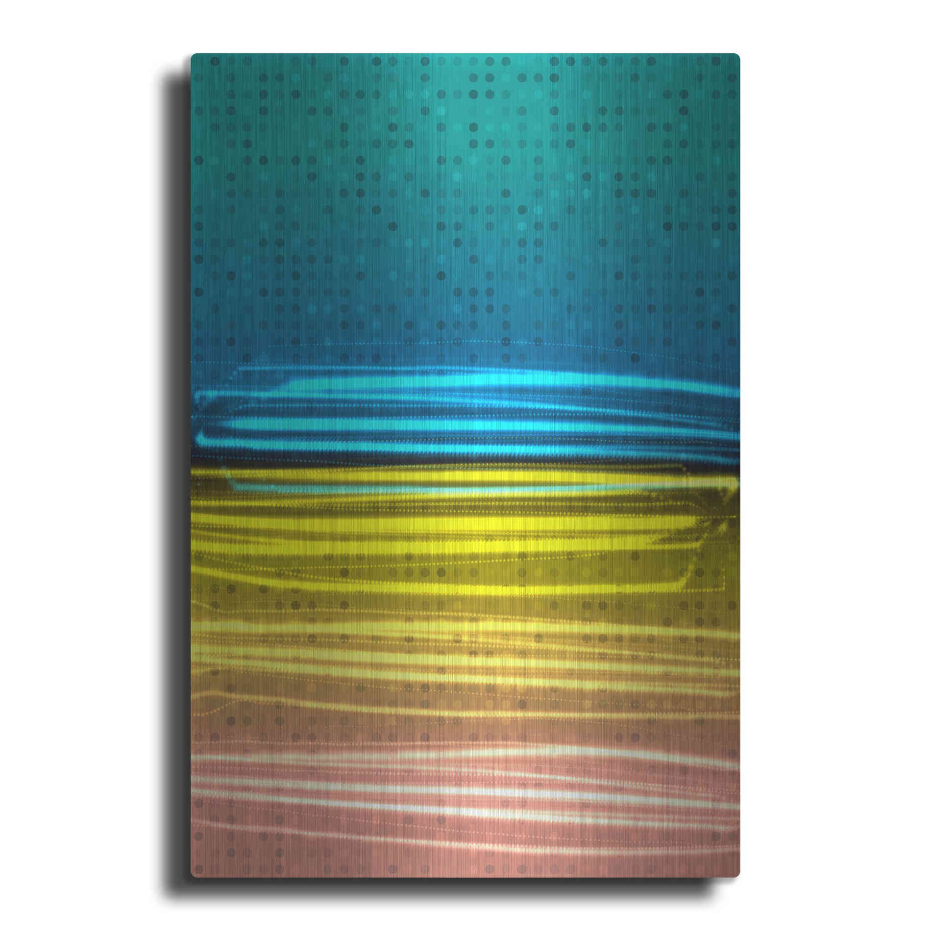 Luxe Metal Art 'Mysterious Light 11' by Irena Orlov, Metal Wall Art