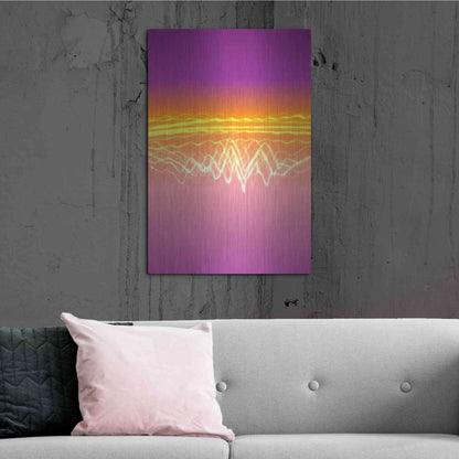 Luxe Metal Art 'Mysterious Light 12' by Irena Orlov, Metal Wall Art,24x36