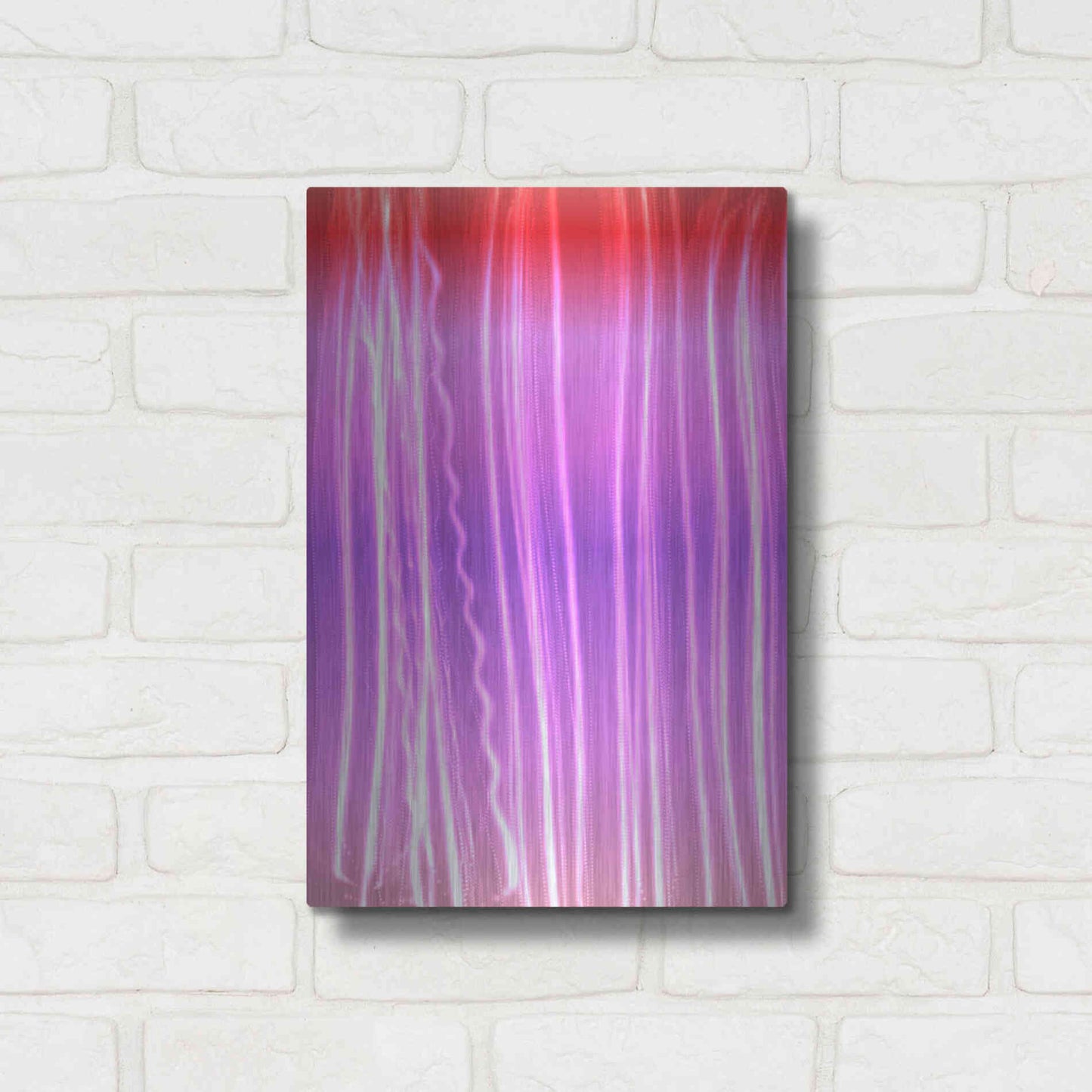 Luxe Metal Art 'Mysterious Light 13' by Irena Orlov, Metal Wall Art,12x16