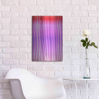 Luxe Metal Art 'Mysterious Light 13' by Irena Orlov, Metal Wall Art,16x24