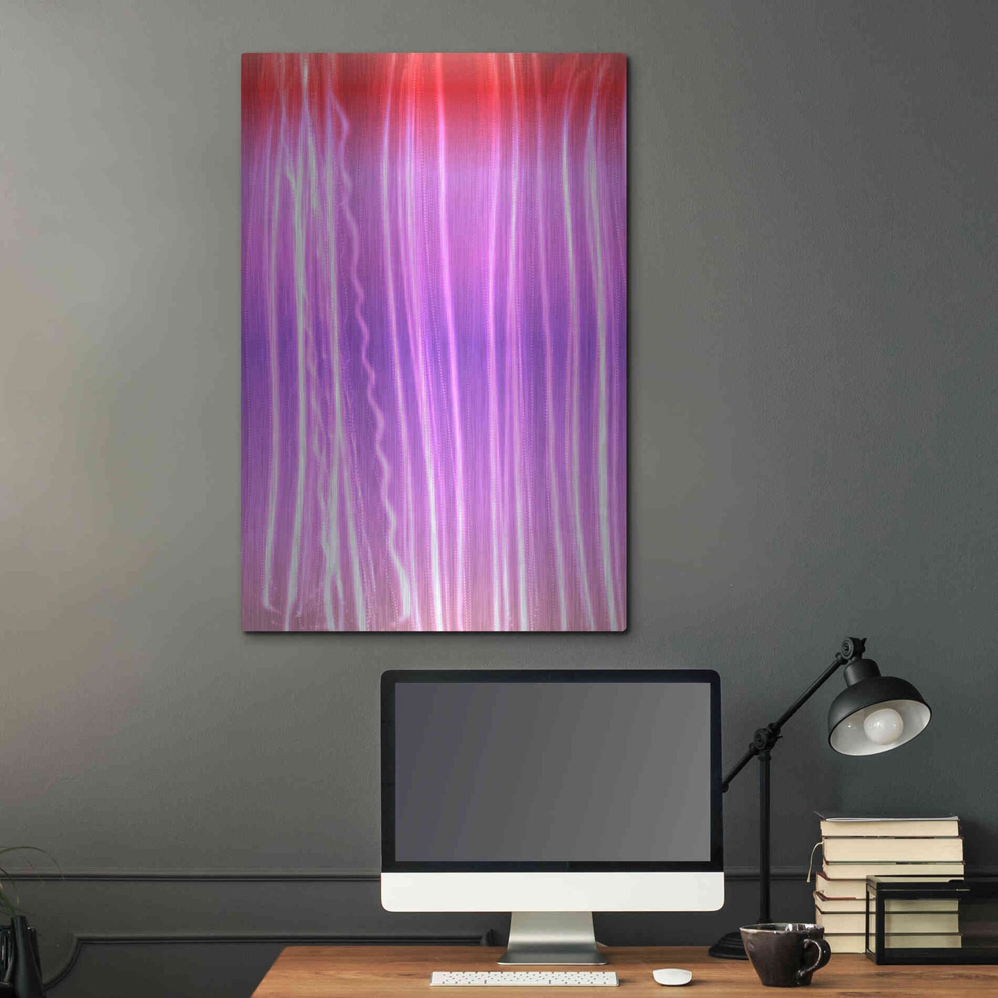 Luxe Metal Art 'Mysterious Light 13' by Irena Orlov, Metal Wall Art,24x36