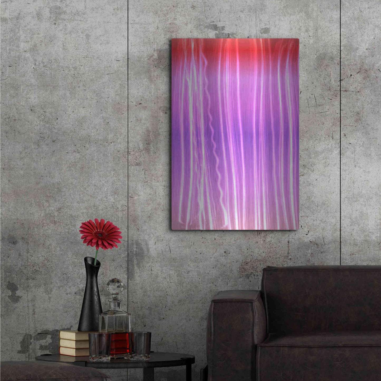 Luxe Metal Art 'Mysterious Light 13' by Irena Orlov, Metal Wall Art,24x36