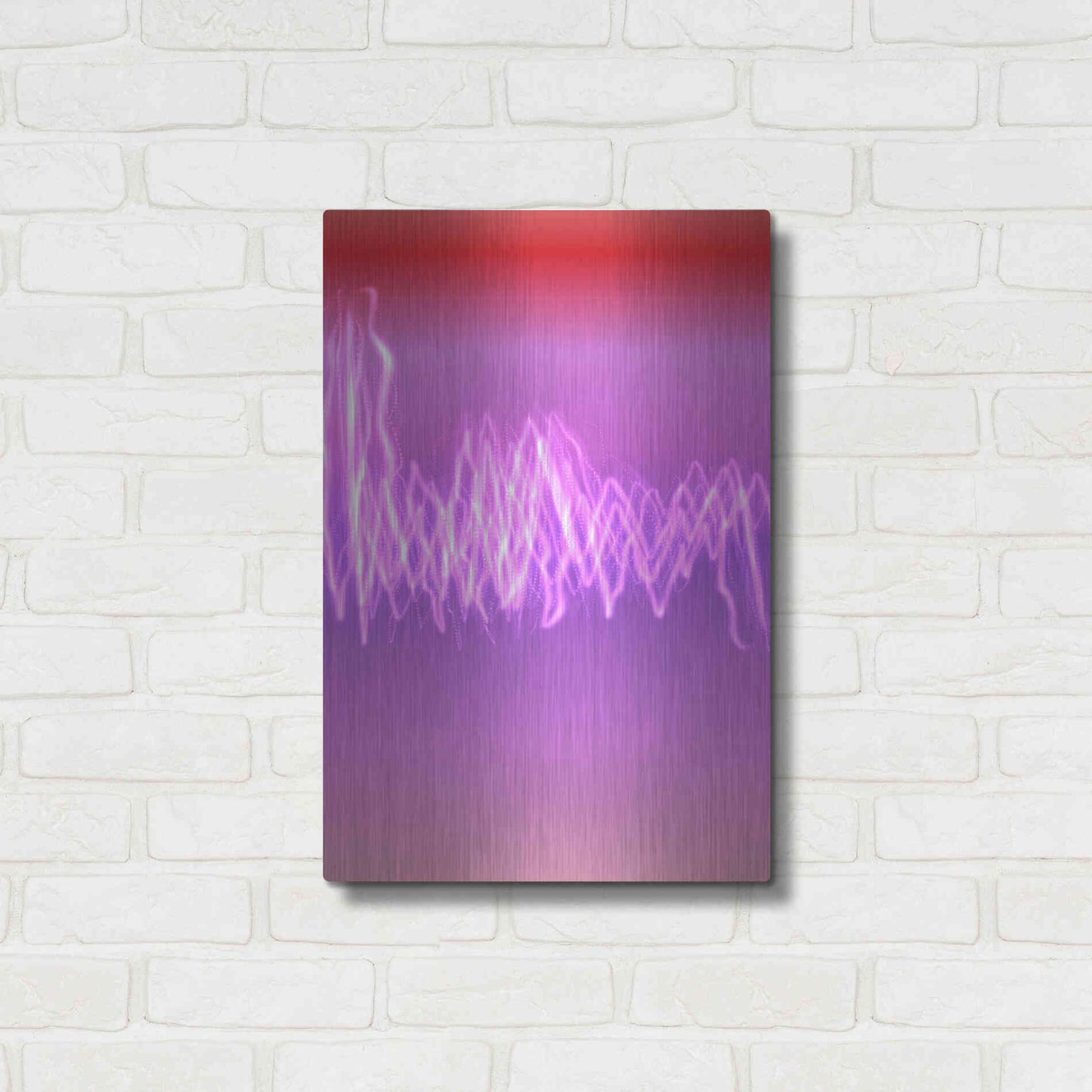 Luxe Metal Art 'Mysterious Light 14' by Irena Orlov, Metal Wall Art,16x24