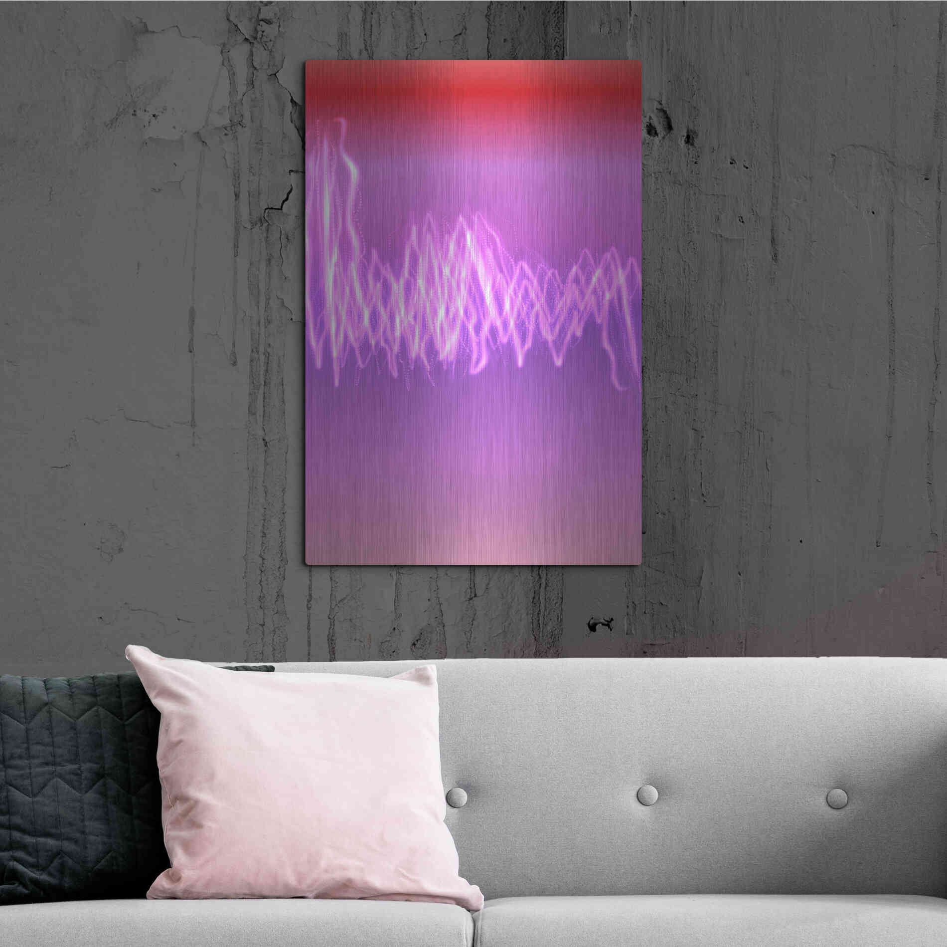 Luxe Metal Art 'Mysterious Light 14' by Irena Orlov, Metal Wall Art,24x36