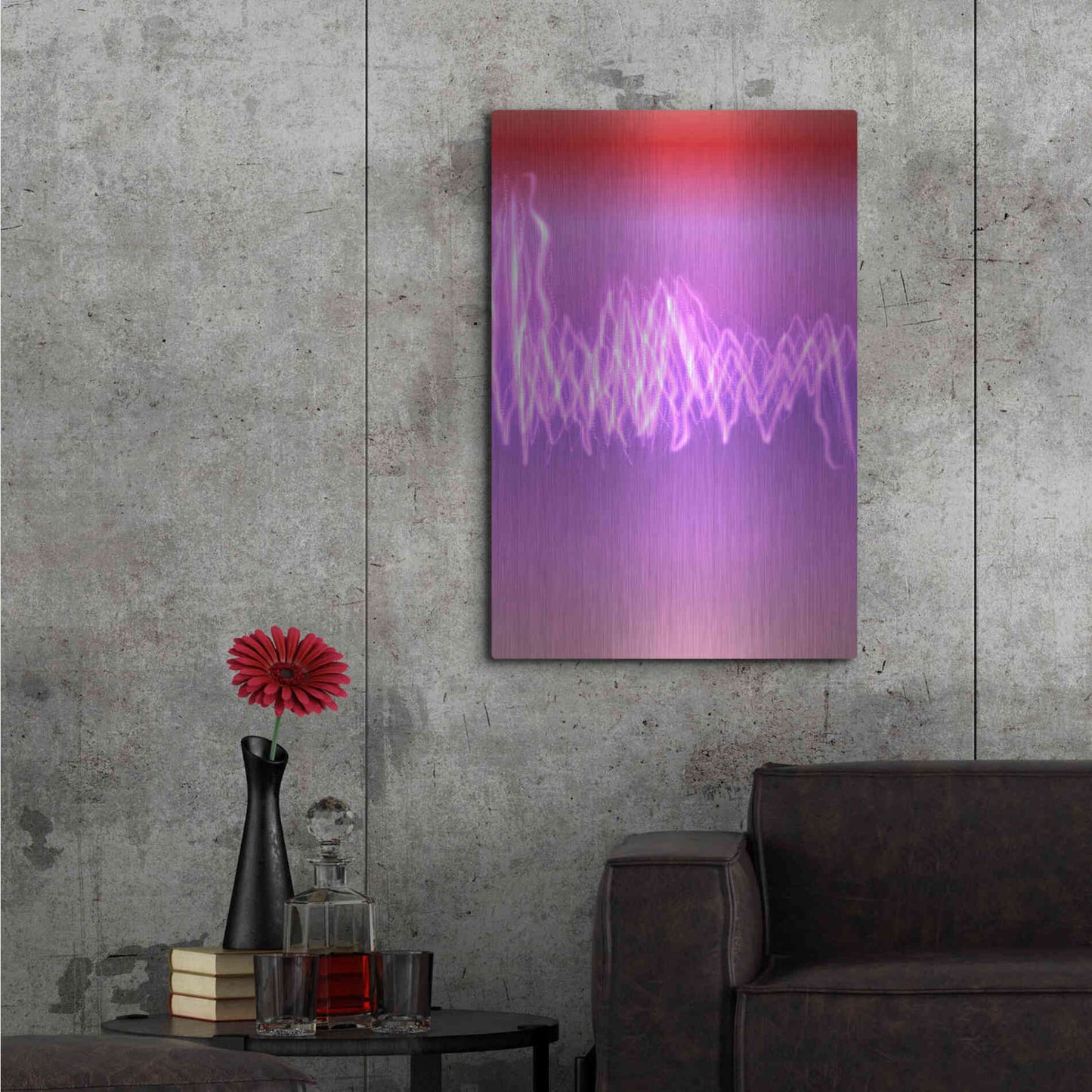 Luxe Metal Art 'Mysterious Light 14' by Irena Orlov, Metal Wall Art,24x36