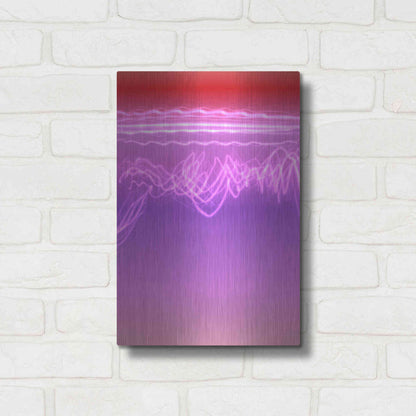 Luxe Metal Art 'Mysterious Light 15' by Irena Orlov, Metal Wall Art,12x16