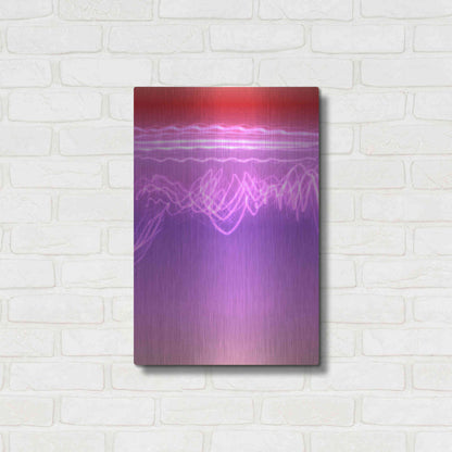 Luxe Metal Art 'Mysterious Light 15' by Irena Orlov, Metal Wall Art,16x24