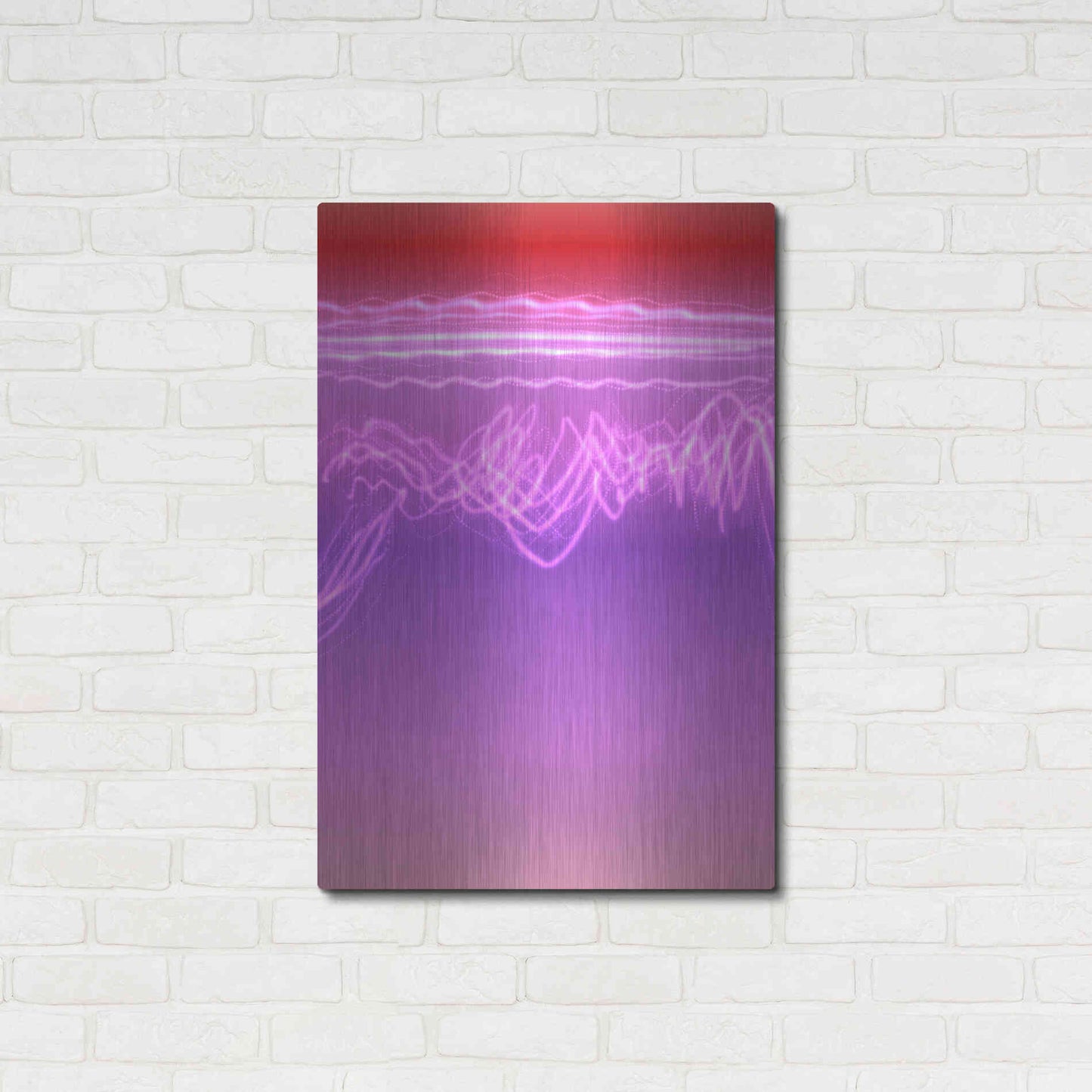 Luxe Metal Art 'Mysterious Light 15' by Irena Orlov, Metal Wall Art,24x36