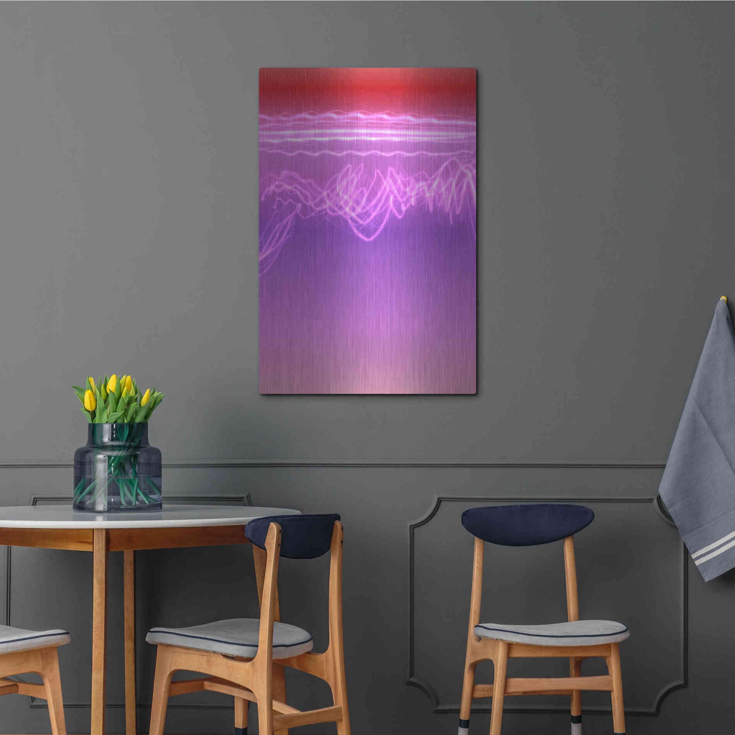 Luxe Metal Art 'Mysterious Light 15' by Irena Orlov, Metal Wall Art,24x36