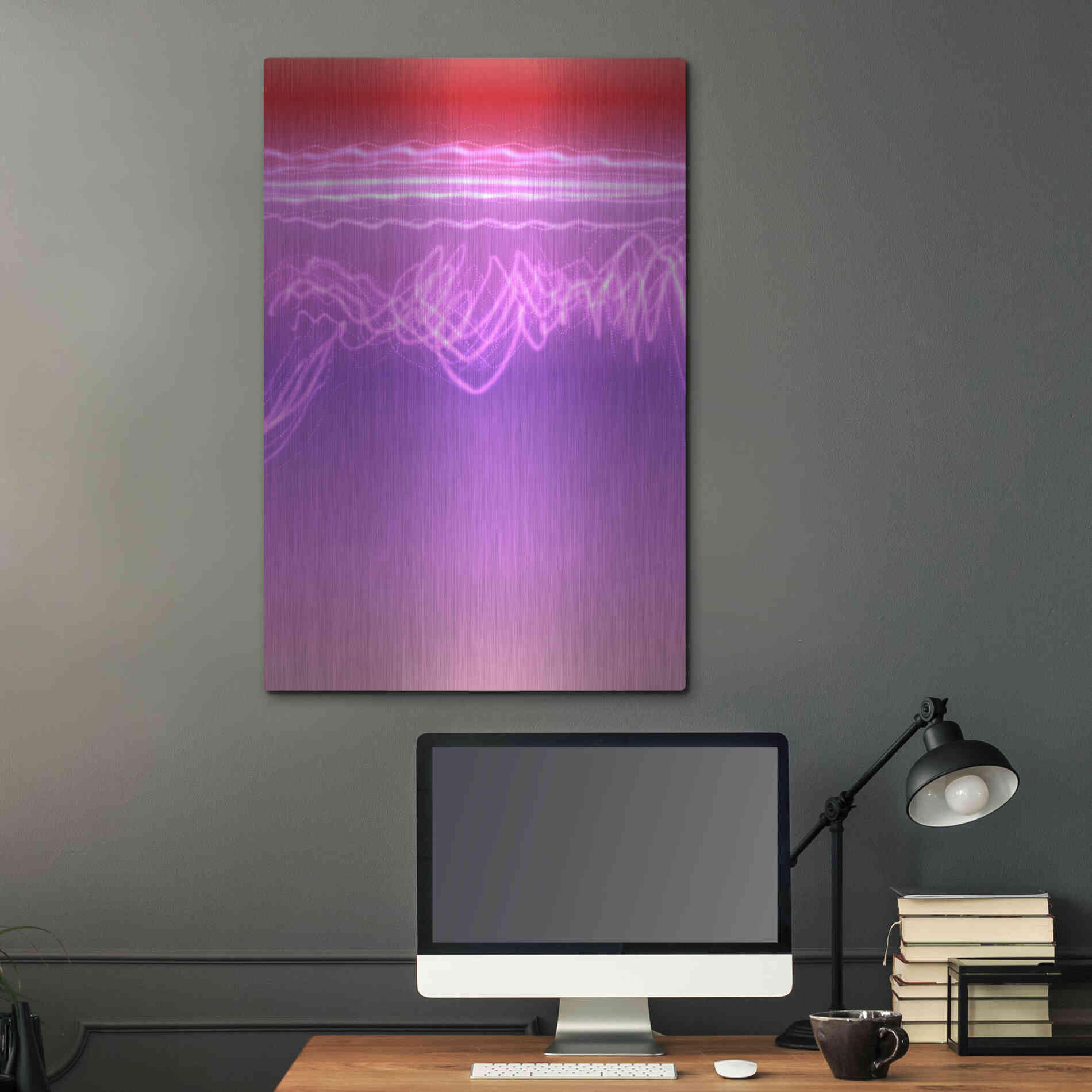 Luxe Metal Art 'Mysterious Light 15' by Irena Orlov, Metal Wall Art,24x36