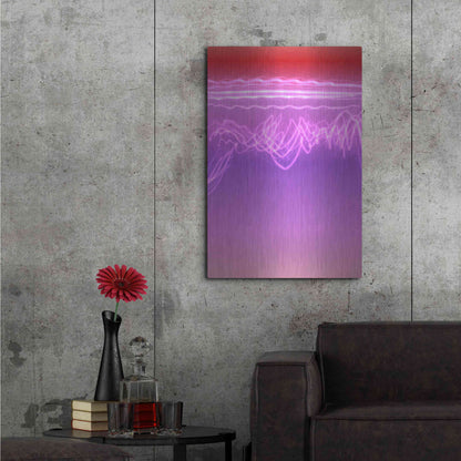 Luxe Metal Art 'Mysterious Light 15' by Irena Orlov, Metal Wall Art,24x36