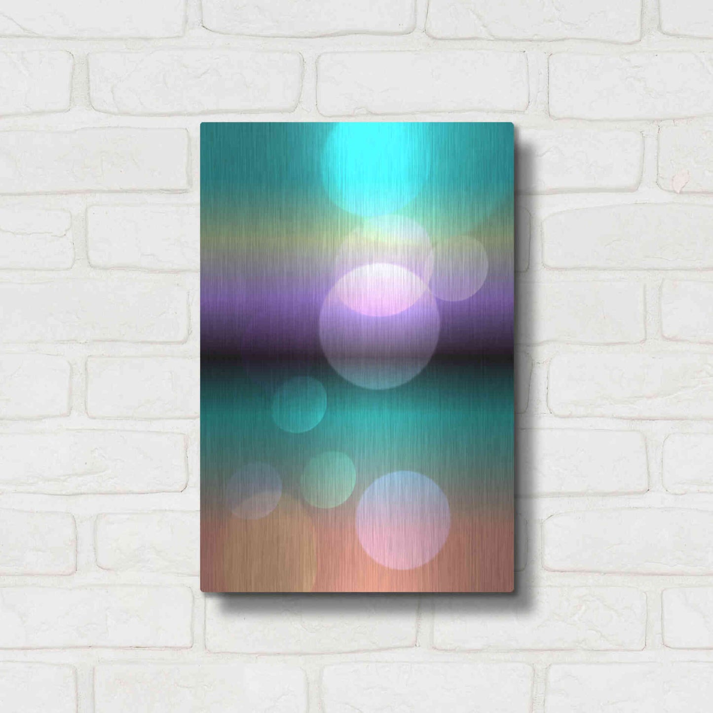 Luxe Metal Art 'Mysterious Light 16' by Irena Orlov, Metal Wall Art,12x16