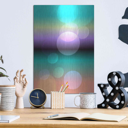 Luxe Metal Art 'Mysterious Light 16' by Irena Orlov, Metal Wall Art,12x16