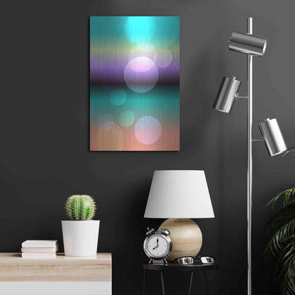 Luxe Metal Art 'Mysterious Light 16' by Irena Orlov, Metal Wall Art,16x24