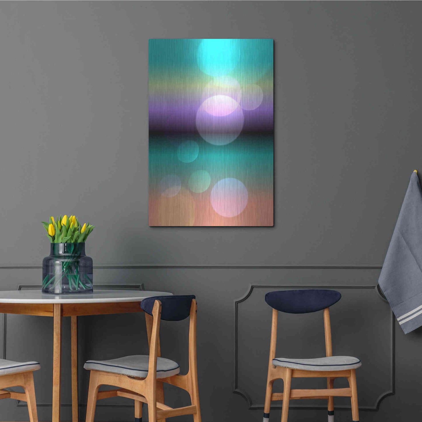 Luxe Metal Art 'Mysterious Light 16' by Irena Orlov, Metal Wall Art,24x36