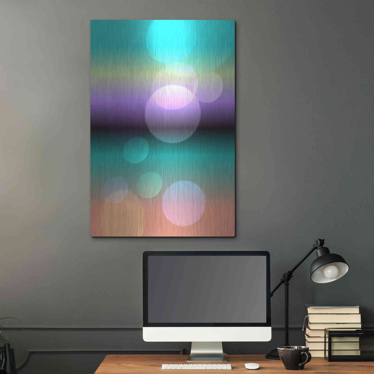 Luxe Metal Art 'Mysterious Light 16' by Irena Orlov, Metal Wall Art,24x36