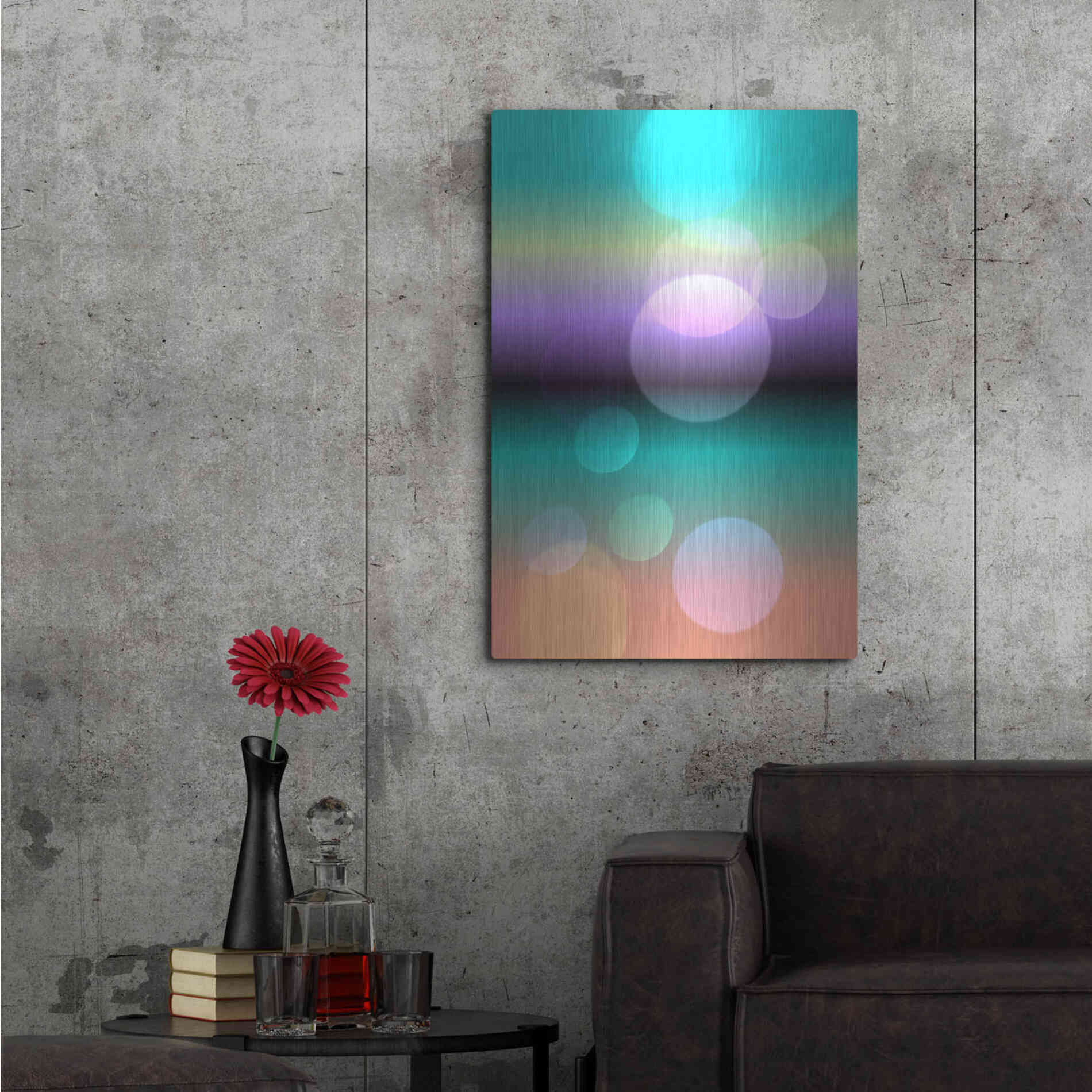 Luxe Metal Art 'Mysterious Light 16' by Irena Orlov, Metal Wall Art,24x36