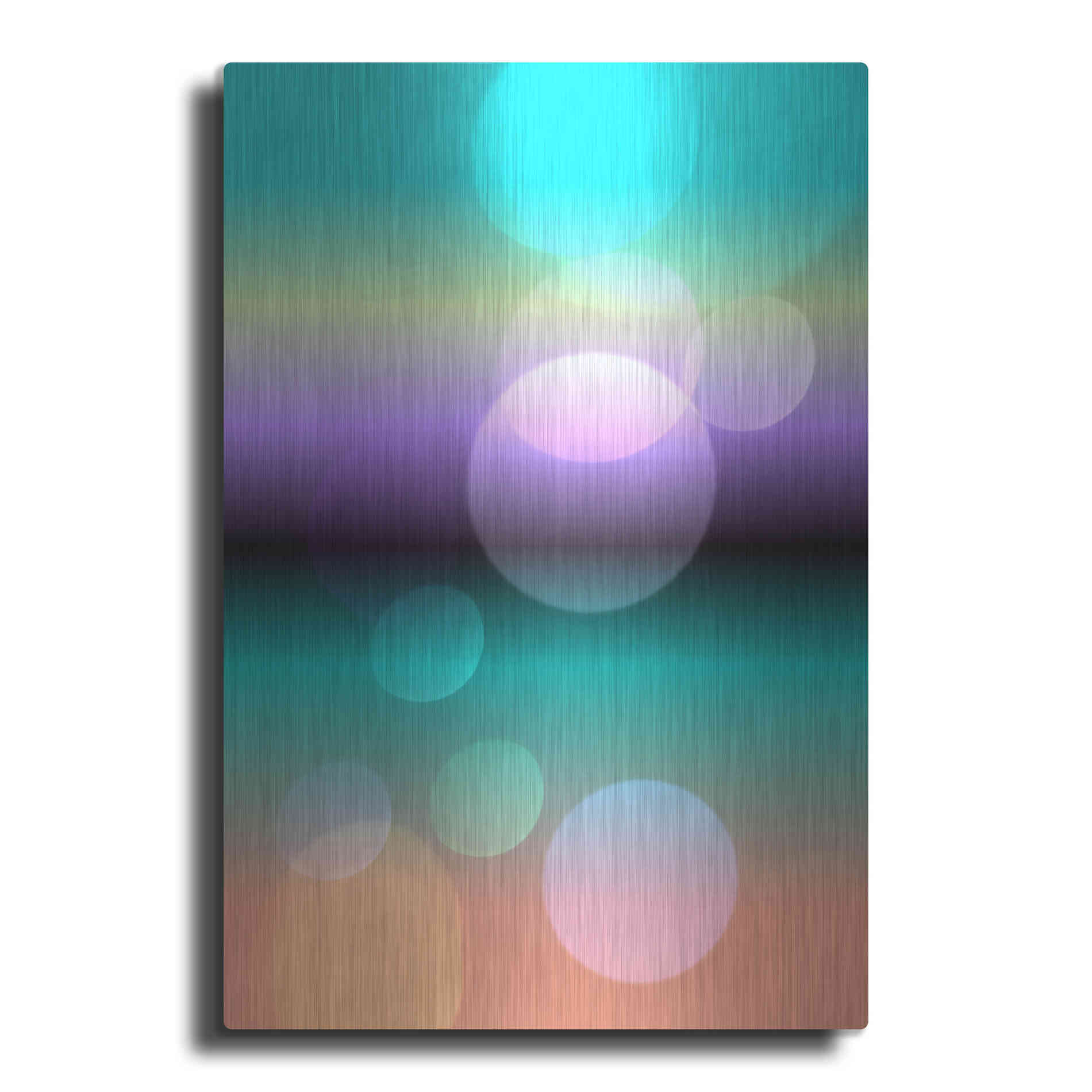 Luxe Metal Art 'Mysterious Light 16' by Irena Orlov, Metal Wall Art