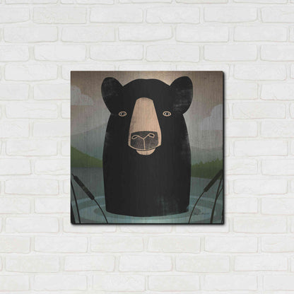 Luxe Metal Art 'Skinny Dip Crop' by Ryan Fowler, Metal Wall Art,24x24