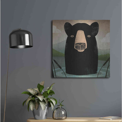 Luxe Metal Art 'Skinny Dip Crop' by Ryan Fowler, Metal Wall Art,24x24