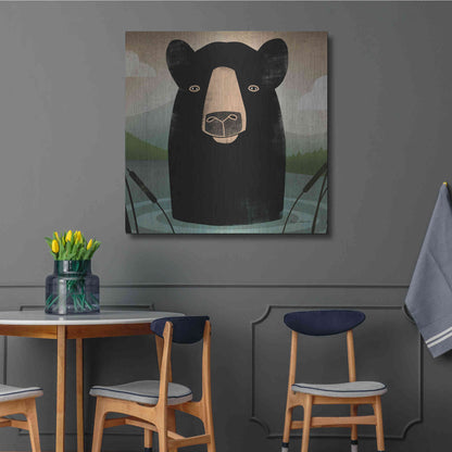 Luxe Metal Art 'Skinny Dip Crop' by Ryan Fowler, Metal Wall Art,36x36