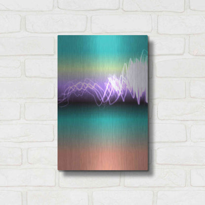 Luxe Metal Art 'Mysterious Light 17' by Irena Orlov, Metal Wall Art,12x16