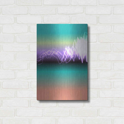 Luxe Metal Art 'Mysterious Light 17' by Irena Orlov, Metal Wall Art,16x24